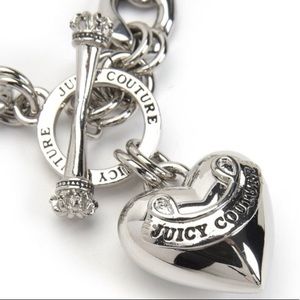 Juicy Couture Banner Heart Starter Necklace